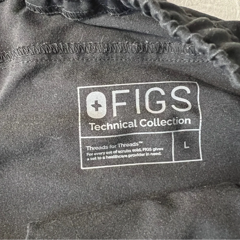 Figs Tansen Jogger Scrub Pants Black Men's Size L  MXXSW2004